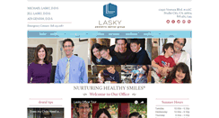 Desktop Screenshot of laskypediatricdental.com